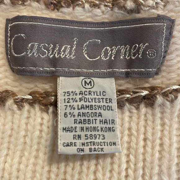 Vintage Casual Corner Sweater Size M - Picture 3 of 4